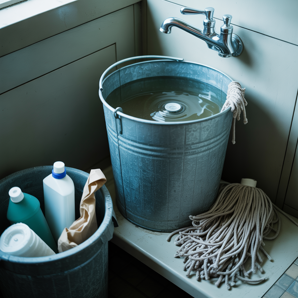 Water waste mopping problem and disposable cleaning pad waste | Conventional cleaning issues